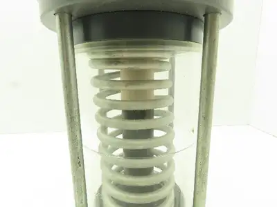Plast-o-matic EST200V-NO 2" Shutoff Valve PVC Spring Return NO Pneumatic Powered