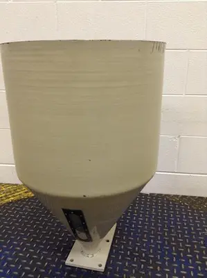 USED METAL FABRICATOR HOPPER154