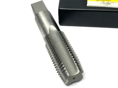 USED INTERSTATE STRAIGHT FLUTE TAP: 1-1/2-6 UNC, 4 FLUTE, PLUG CHAMFER, 3B CLASS