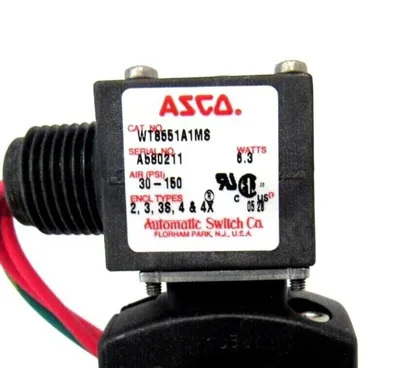 NEW ASCO WT8551A1MS SOLENOID VALVE 120/60 110/50