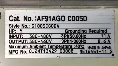 USED Cutler-Hammer Cutler-Hammer AF91AG0-C005D