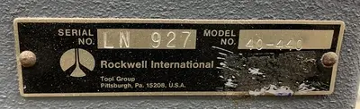 USED ROCKWELL 40-440 SCROLL SAW