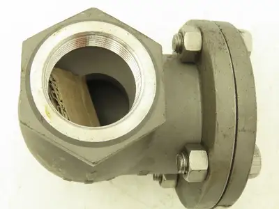Aloyco 370 Horizontal Swing Check Valve 1-1/2" NPT Threaded Class 150 CF3M