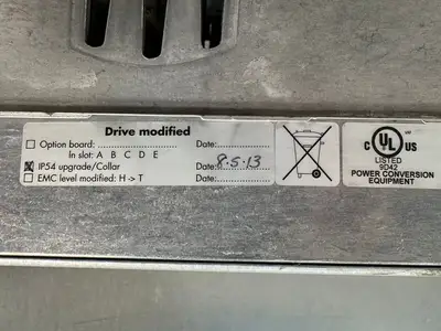 Eaton SVX015A2-4A1B1 , SVX9000 Nema Type 12 (8.5.1)
