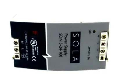 NEW SOLA /EMERSON SDN-5-24-100 POWER SUPPLY SDN524100