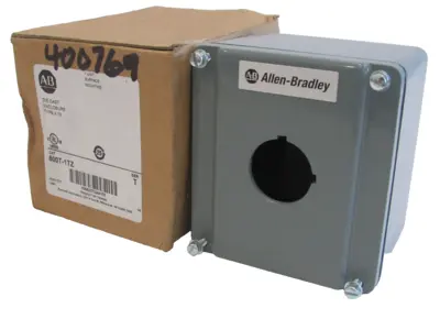 ALLEN BRADLEY 800T-1TZ DIE CAST ENCLOSURE 800T1TZ SERIES T NEW, SURPLUS