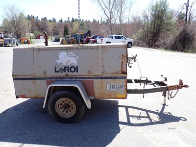 Used 1993 LEROI 185 Air Compressors, Portable Massachusetts US | Brookside Equipment Sales #1422204