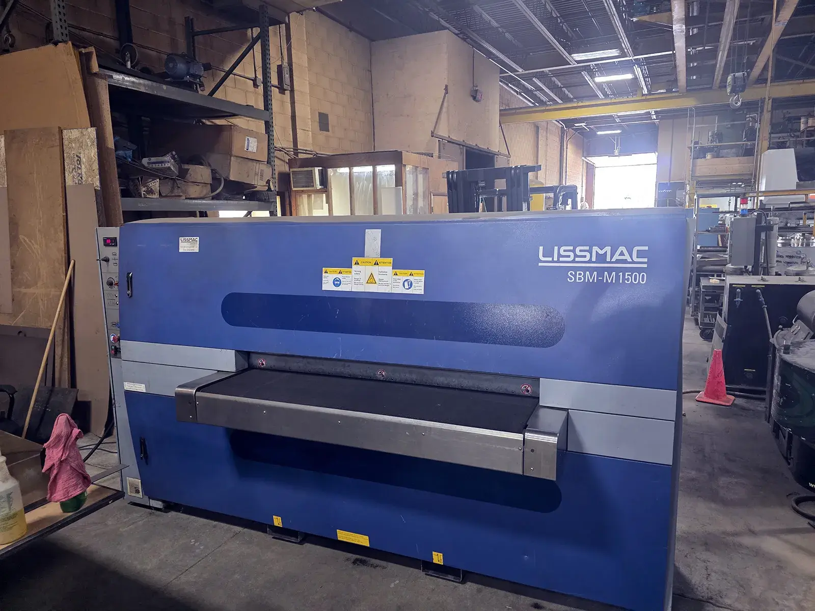 Used LISSMAC SBM-M1500 Finishing Machines Illinois US | Machinery Marketing International #1295622