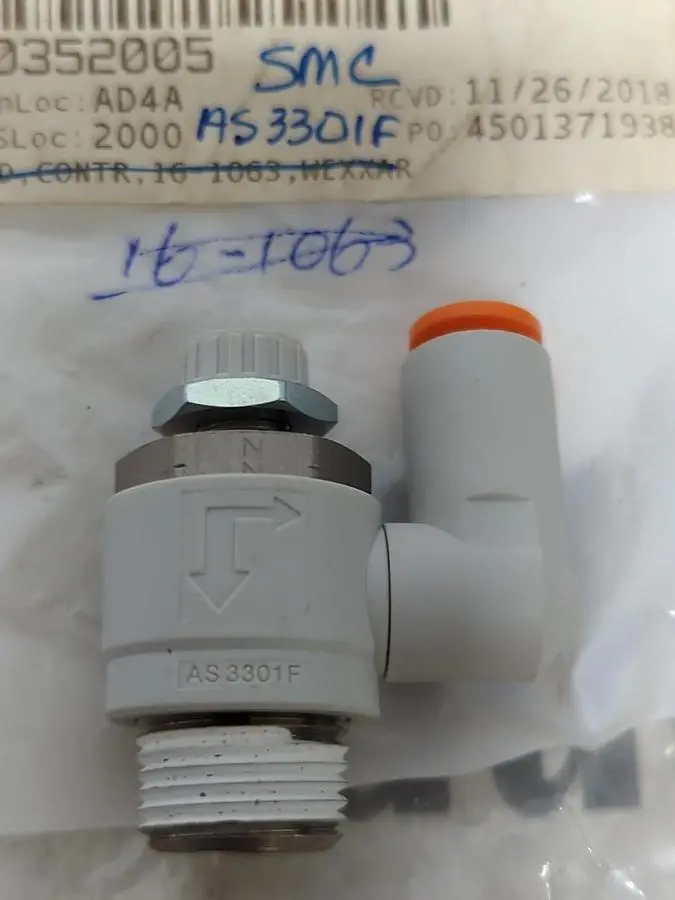 New | in-Stock SMC AS3301F Misc Electrical & Power Parts Ohio US | Surplus Asset Holdings #1240788