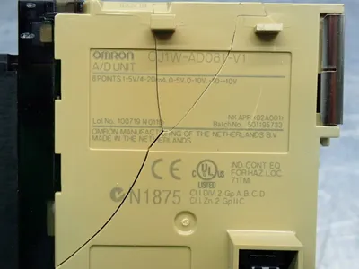 Used OMRON CJ1WAD081V1 PLC Processors | HGR 24 #753008