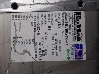 USED 2013 ROMAN MANUFACTURING T48690X2855WX