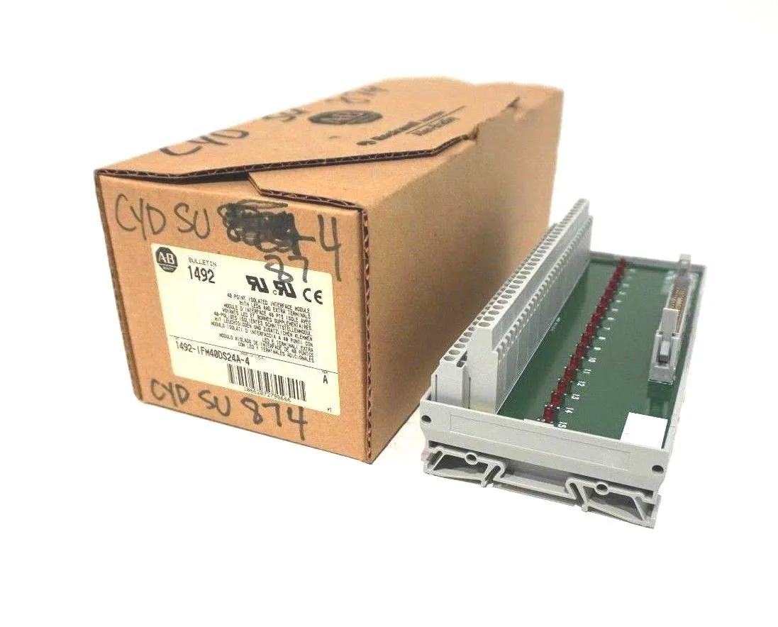 NEW ALLEN BRADLEY 1492-IFM40DS24A-4 INTERFACE MODULE SER.A 1492IFM40DS24A4