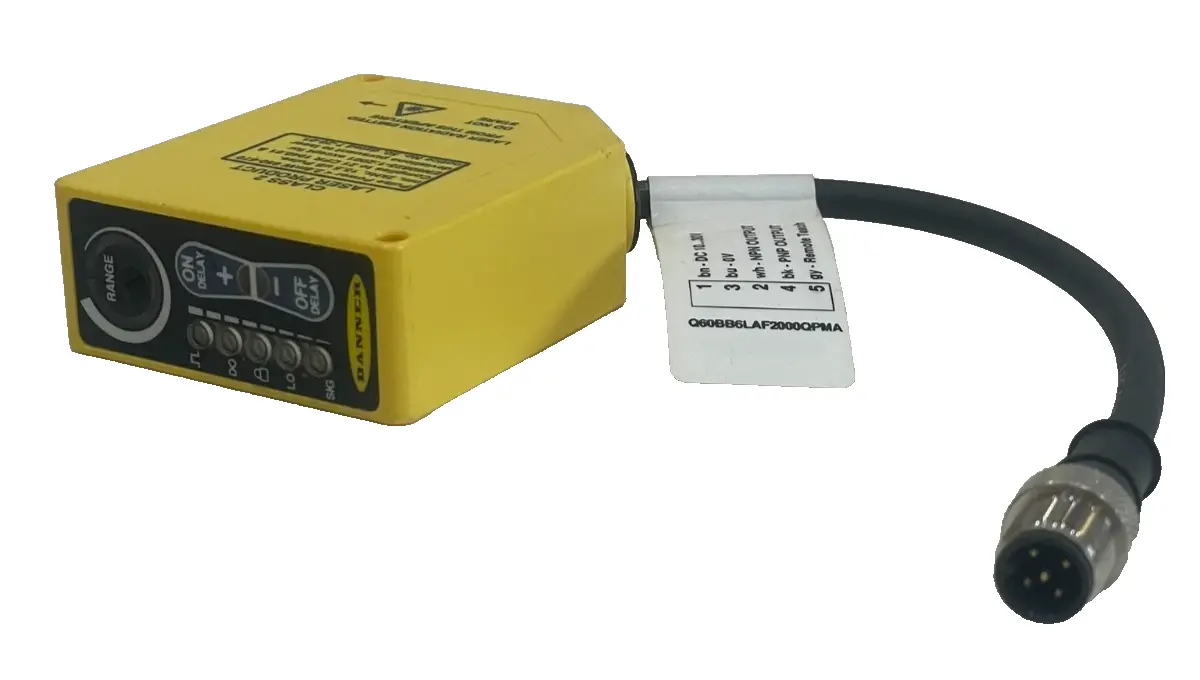 NEW BANNER ENGINEERING Q60BB6LAF2000QPMA OPTICAL SENSOR