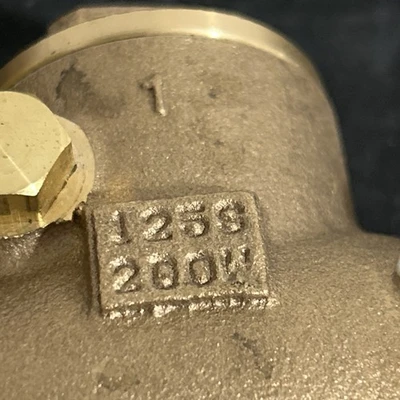 NEW Milwaukee Valve Company 125S 200W