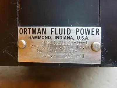 USED ORTMAN FLUID 7P3  KCC  5.00 X 18.00
