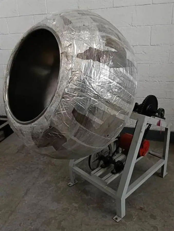Stainless Steel 38" Diameter Coating Pan