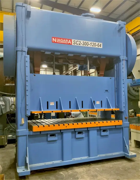 Used NIAGARA NIAGARA SC2-300-120-64 PRESS Straight Side Presses | Alma Machinery #898803