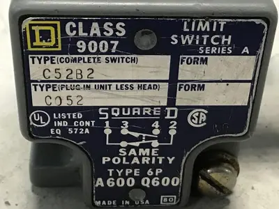 USED SQUARE D 9007-C52B2