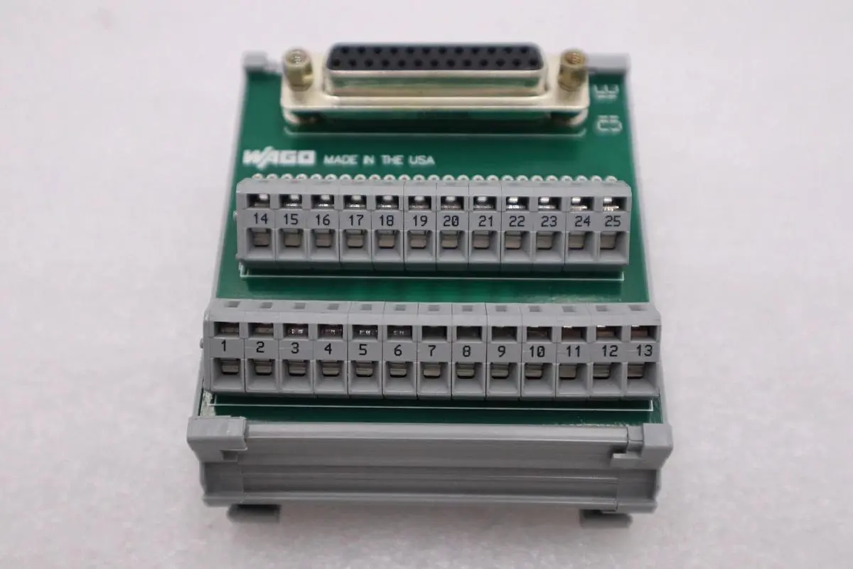 LOT OF 2 - NEW OPEN BOX Wago 50036753 Connector Module MOD-F-25 D SUB STK H1489A