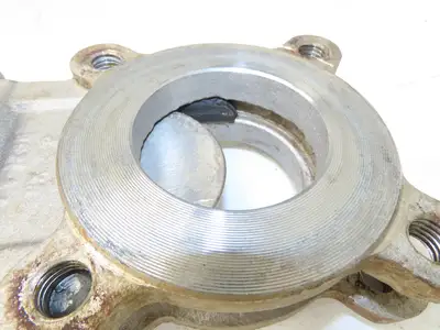 Fabri-Valve C67 3" Stainless Knife Gate Valve Lockout Pin Lug Style *Bad Seal*