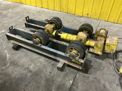 6,000 LBS WEBB MODEL #T6 TANK TURNING ROLLS, 1 DRIVE & 1 IDLER ROLL: YOBRO #25072
