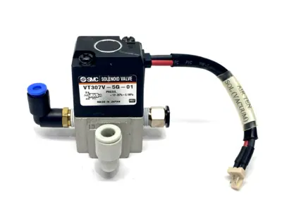 VT307V-5G-01 | SMC  Pneumatic Solenoid Valve, Base Mount, 1/8" 24VDC - Used