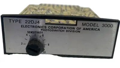 USED ALLEN BRADLEY 22DJ3-3000 PHOTOELECTRIC CARD 22DJ33000