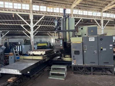 KURAKI KBT-13DXA BORING MILLS, HORIZ., TABLE TYPE, N/C & CNC | Turner's Machinery (2)