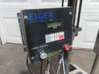 1 hp Eiger Machinery High Speed Lab Disperser