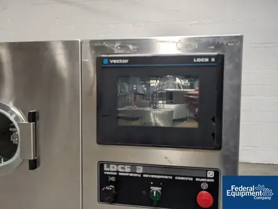 USED Vector Vector Coating Pan, Model LDCS 3, S/S