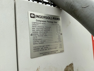 Used INGERSOLLRAND SSR-EP5OSE Rotary Screw & Sliding Vane Air Compressors Michigan US | Miedema Asset Management Group #1341939