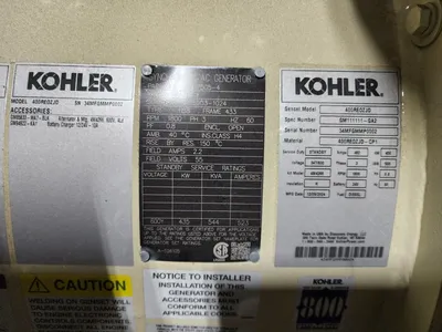 USED KOHLER 400REOZJD