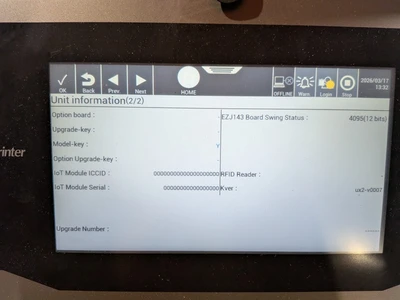 USED HITACHI UX2-D160W