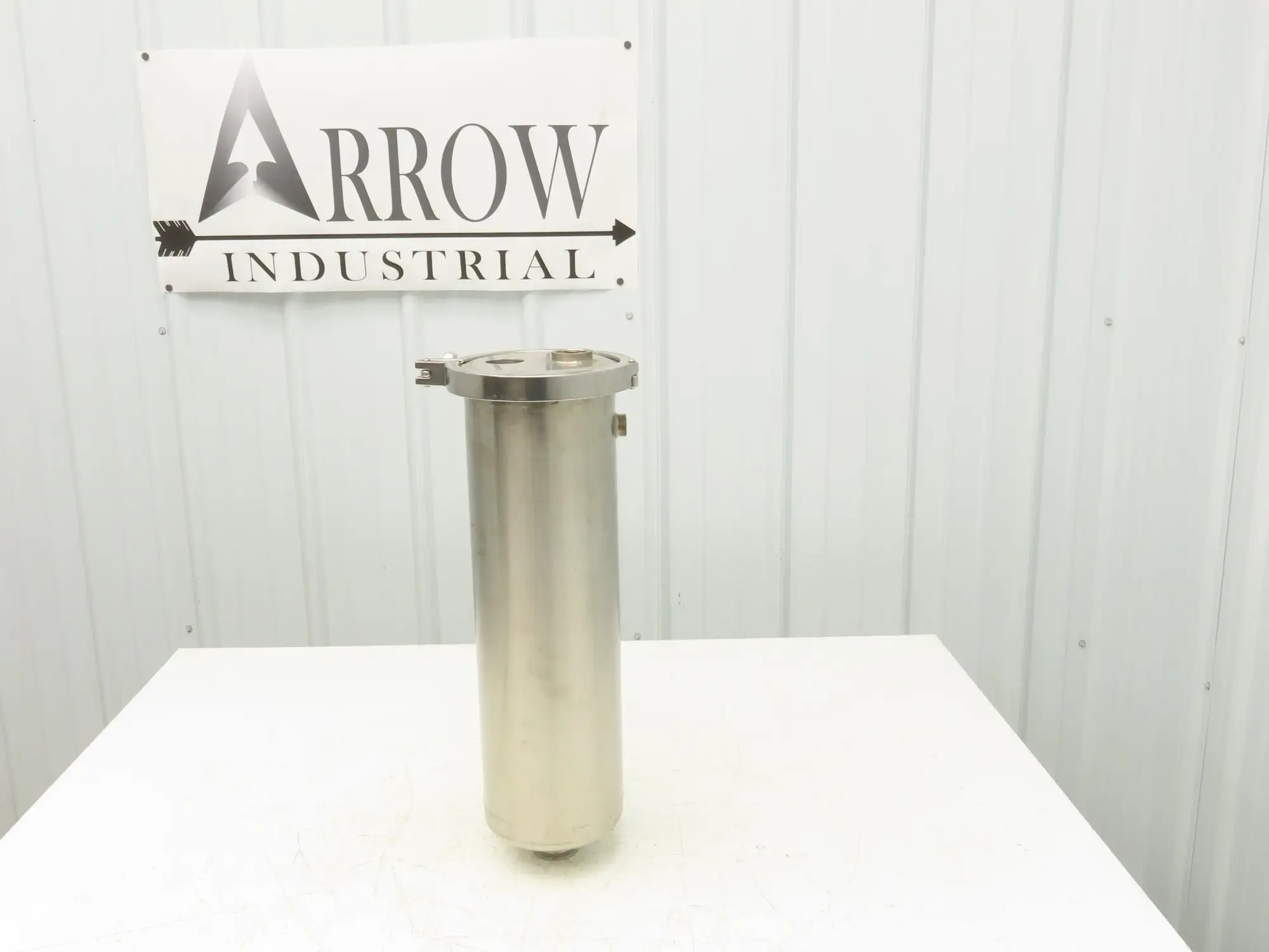 304 Stainless Water Circulator Housing 2 Gallon Tank 1.5" Tri-Clamp 6"x 21"L