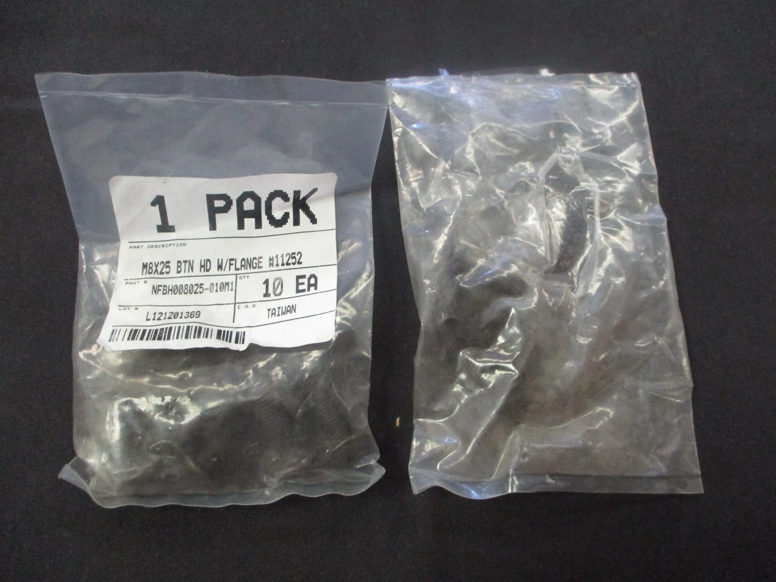 Unused NFBH008025-010M1 Bolts with Flange #11252 (QTY 14)