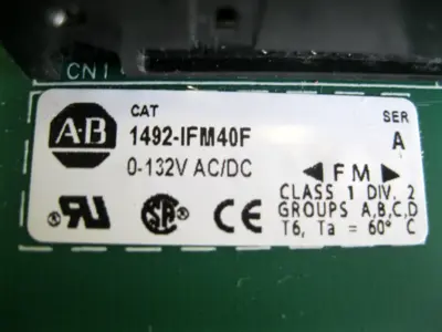 USED Allen-Bradley 1492-IFM40F