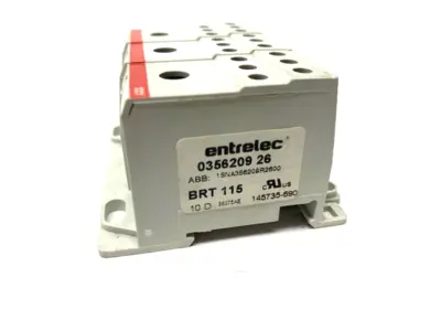 1SNA356209R2600,BRT 115,0356209 26 | ABB Entrelec 1SNA356209R2600 Power Distribution Block BRT 115 0356209 26 - New Other