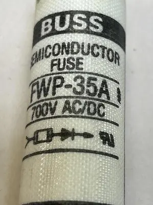 New | in-Stock BUSSMANN FWP-35A Miscellaneous Equipment (Electrical & Power) | Surplus Asset Holdings #1203530