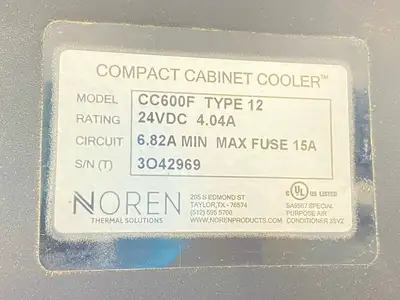 USED NOREN COMPACT CABINET COOLER