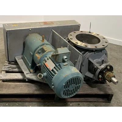 Used 10" Stainless Steel Flo-Tronics Rotary Airlock Feeder Valve