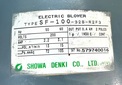 USED SHOWA DENKI SF-100-32B-R2F3