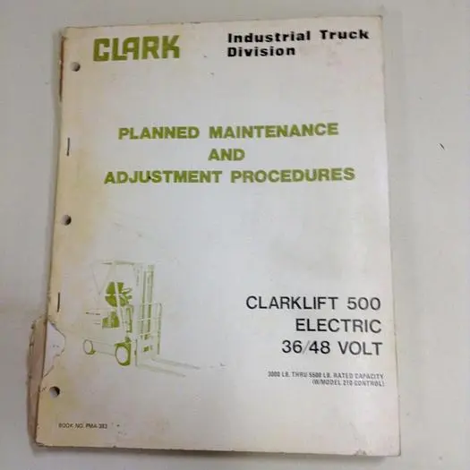 Used CLARK EQUIPMENT PMA 383 Manuals Michigan US | Ideal Machinery #711687