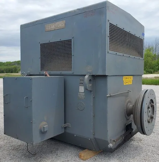 Rebuilt 500 HP 505 RPM US Motors 4160 Volt Frame 7007 S Electric Motor