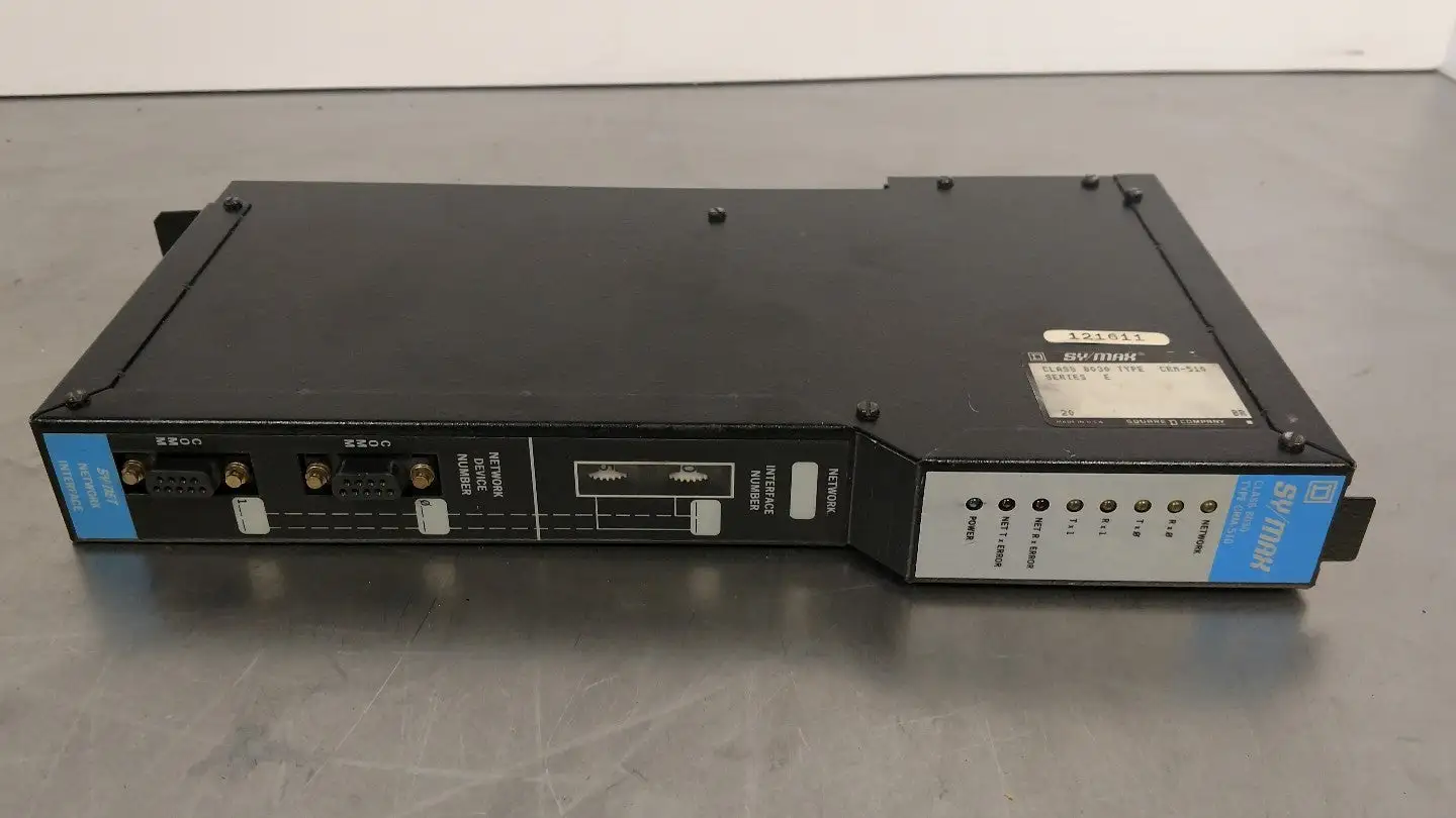 Used SQUARE D Class 8030 Network Module PLC Processors | Palmetto Automation #1152705
