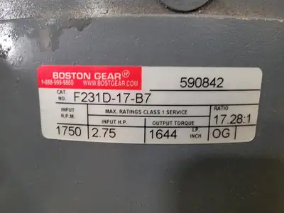 NEW BOSTON F231D-17-B7