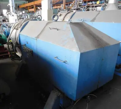 (2) Heinkel HF 600 Inverting Filter centrifuges, 316SS.