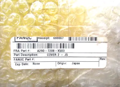 NEW FANUC A290-7208-X503 500 & 800 TON FANUC COVER 2-J5 A2907208X503