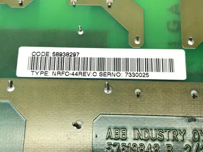 Used ABB NRFC-44 Printed Circuit Boards (PCB) Michigan US | Maverick Industrial Sales #1489757