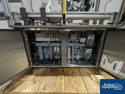 USED R+D Custom Automation R+D Custom Automation Robotic Labeler, Model Hermies+