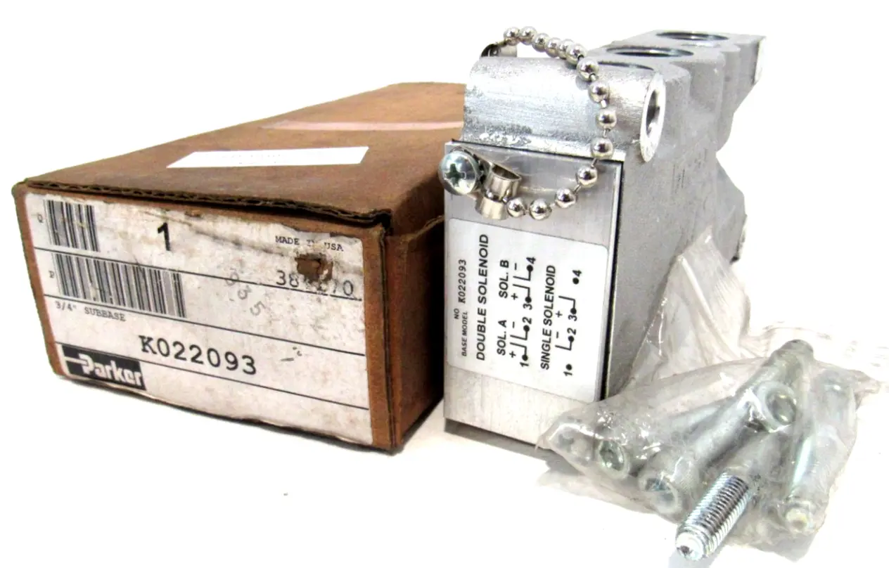 NEW PARKER K022093 3/4" SUB BASE